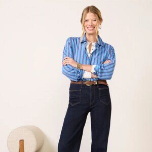 Kut From The Kloth- Charlotte Wide Leg w Patch Pockets Jean